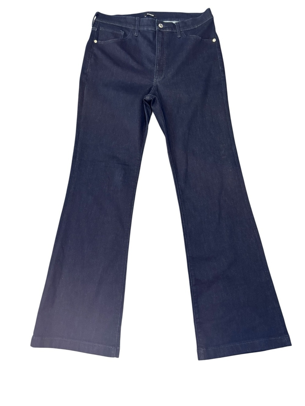Express Women's Deep Indigo Flared Jeans